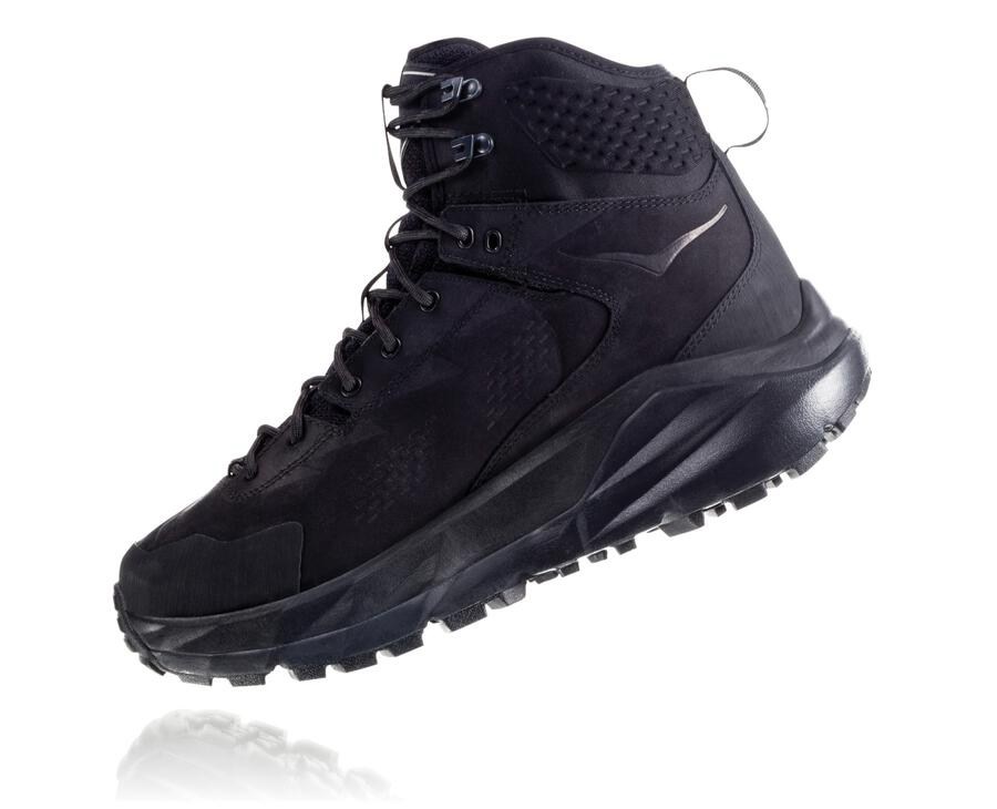 Hiking Boots Mens - Hoka One One Kaha GORE-TEX - Black - EQRLTUJ-03